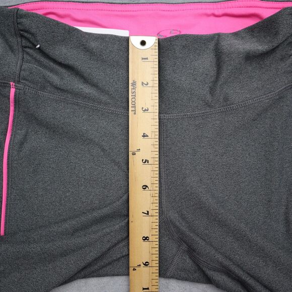Champion Pants Womens PS Gray Pink Petite Leggings Elastic Waist Pull On - Picture 3 of 16